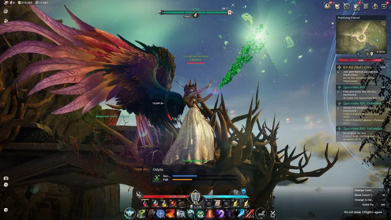 Gathering Ode energy in AION 2